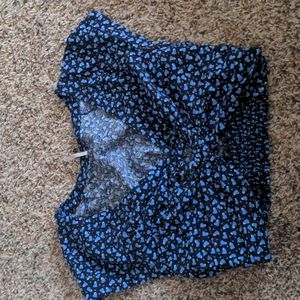FREE PEOPLE Havana Honey Printed Top Sz Medium